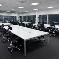 Ergo 24 Hour mesh chairs with bench desking
